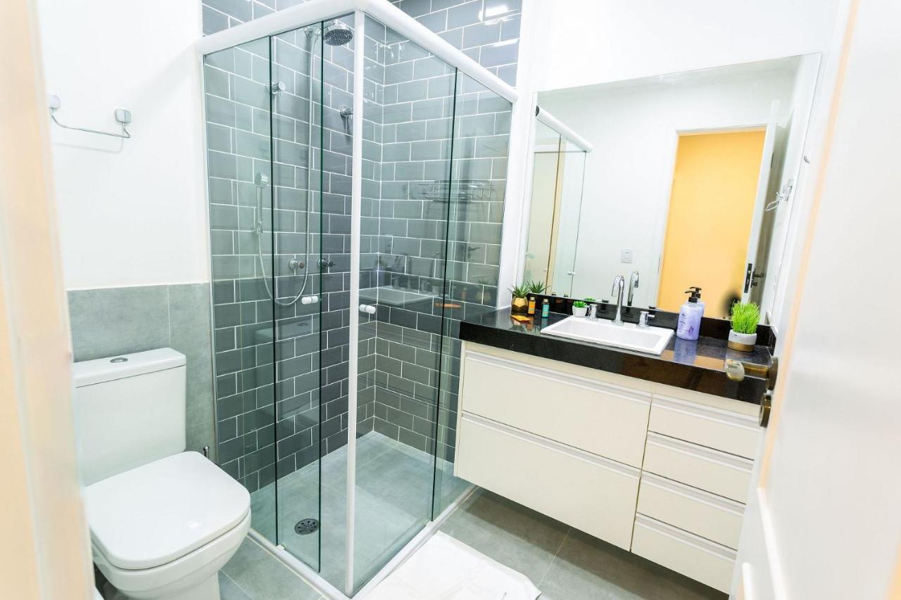 Loft Design, Amplo, Modern Com Ar Condicionado Em Alto De Pinheiros Daire Sao Paulo Dış mekan fotoğraf